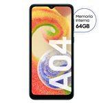 Celular Libre Samsung A04 6,5" 64GB Verde                                  