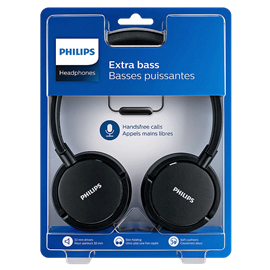 Auricular On Eer Philips SHL5005/00 Con Cable                              