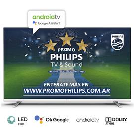 Smart Tv Philips 43" PFD6927 Full HD Android Tv Blanco                     