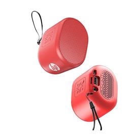 Parlante Portátil HP BTS01 Bluetooth Mic FM 3Watts Rojo                    